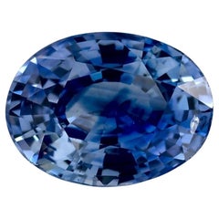1.47 Ct Blue Sapphire Oval Loose Gemstone