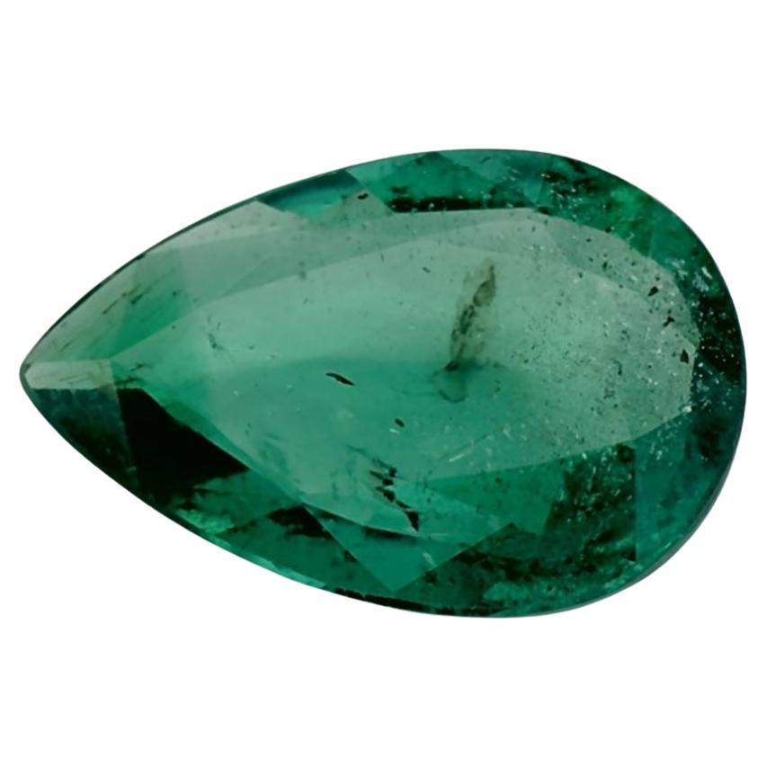 1.47 Ct Emerald Pear Loose Gemstone
