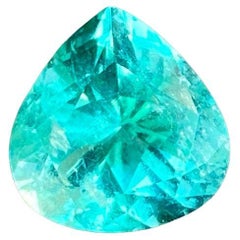 1.47 Ct No Oil Russian Emerald Intense Green Color Gemstone GIA Certificated
