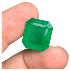 14.70 Carats Emeraude naturelle à facettes