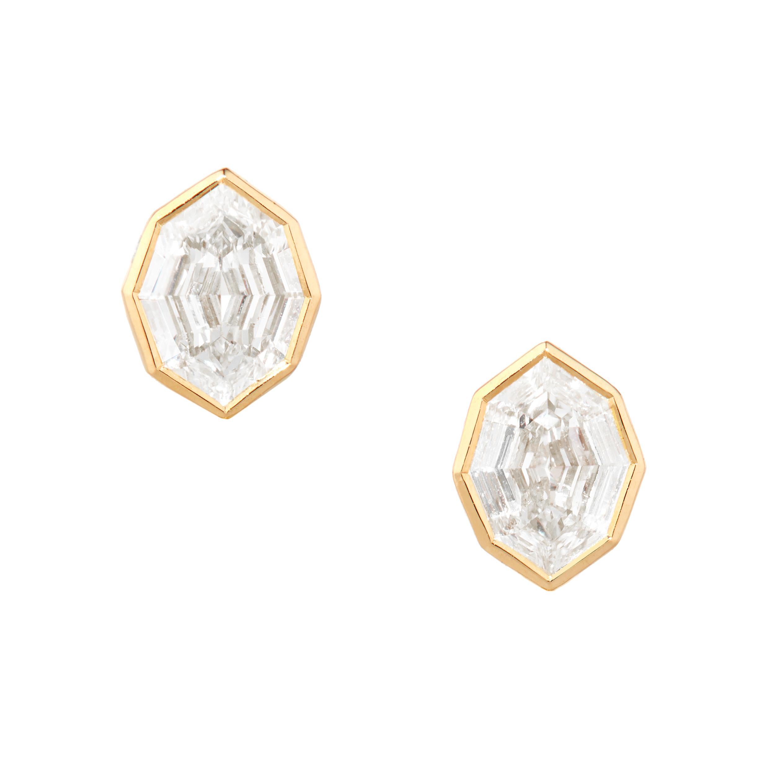 Moderne Boucles d'oreilles en goutte détachables en or 21 carats avec diamants et tourmaline de 14,71 carats en vente