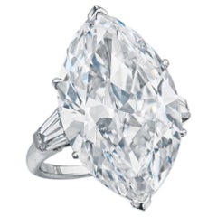 14.72 Carat Marquise Statement Brilliant Grade Collector's Grandeur Diamond Ring