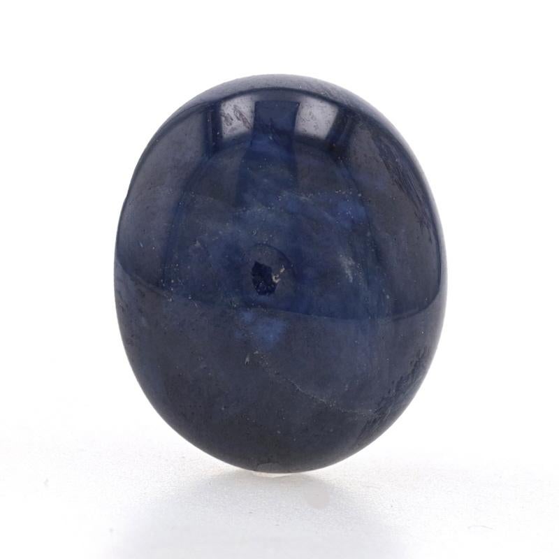 14.72ct Star Sapphire Gemstone - Oval Cabochon Cut Loose Solitaire In New Condition For Sale In Greensboro, NC