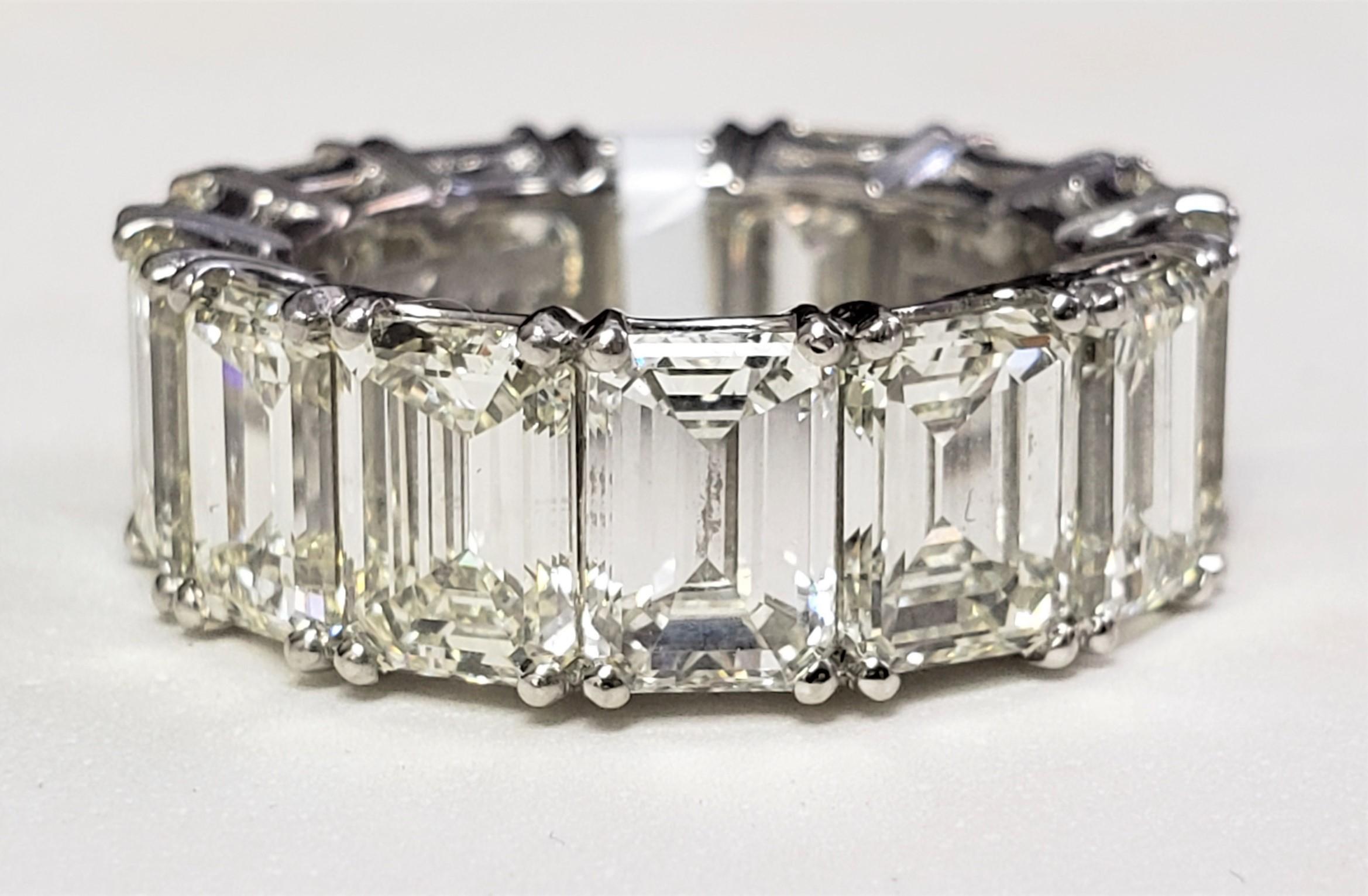 American made platinum eternity band made as all estate 