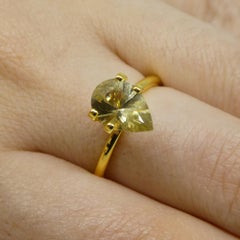 1.47ct Pear Yellow Tourmaline