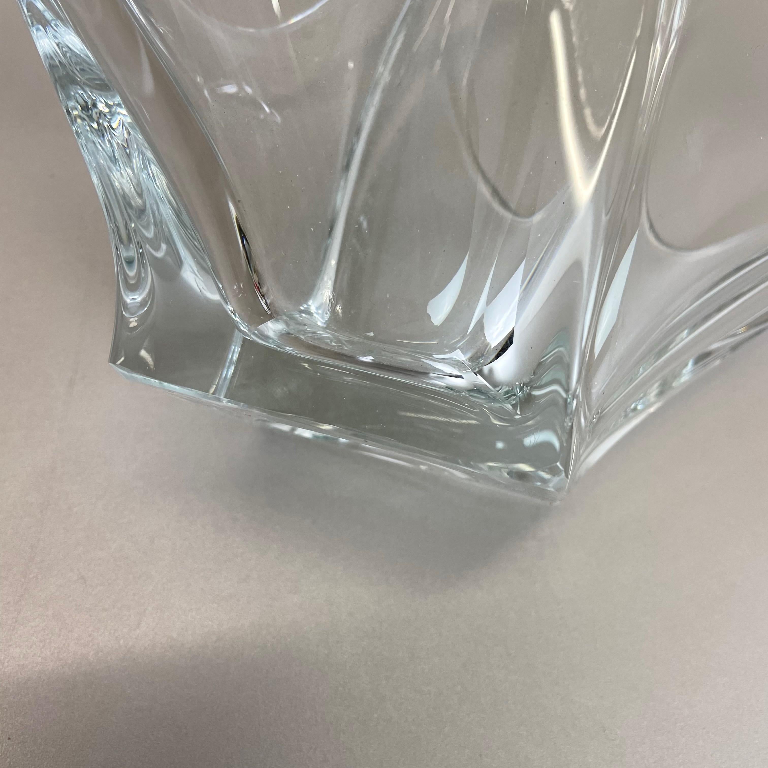 Bol « Lucid » en verre à fleurs de 1,47 kg Centre de table en coquillage de Murano, Italie, 1970 en vente 10