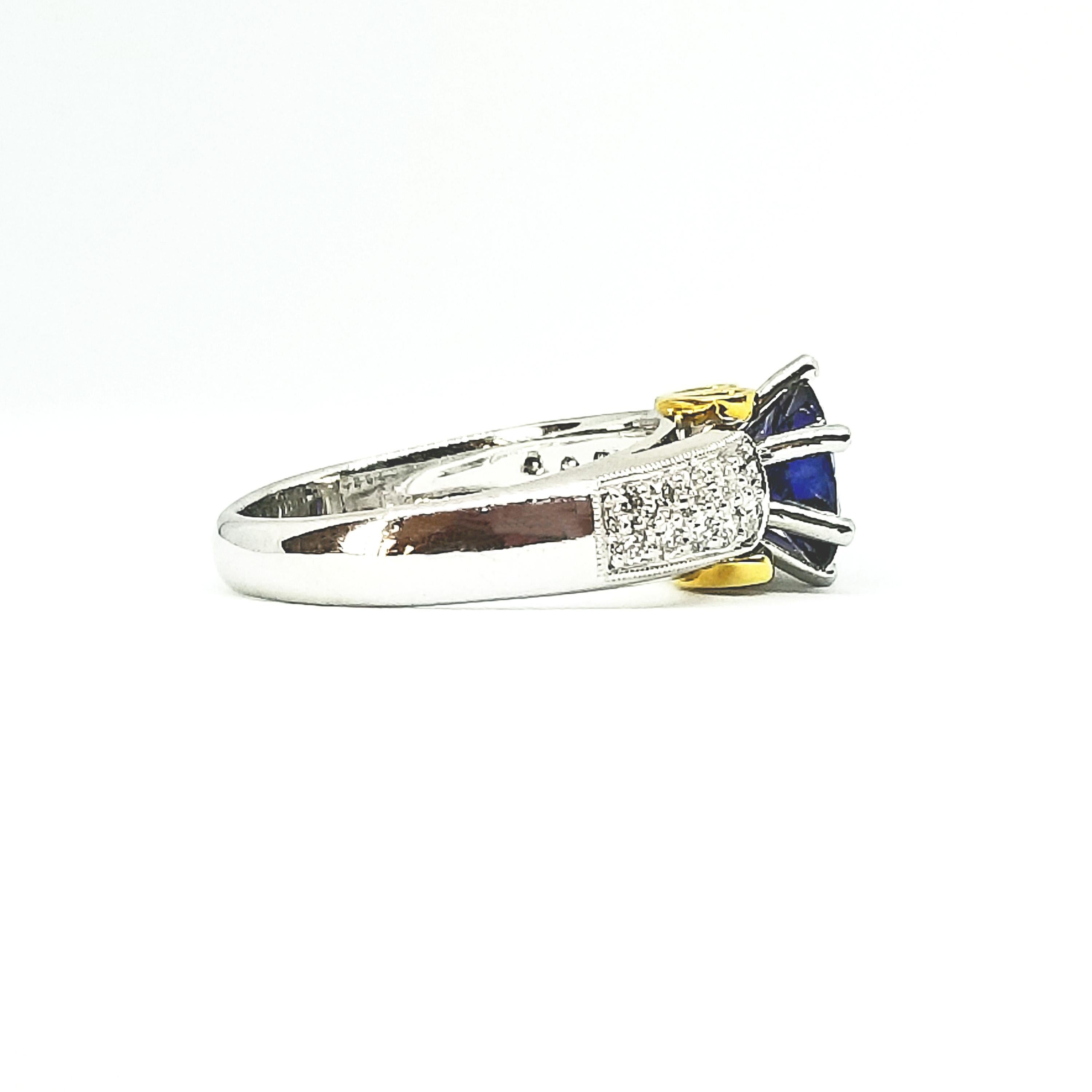 sapphire right hand ring