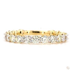 1.48 Carat Round Brilliant Cut Diamond Gold Ring