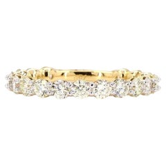 1.48 Carat Round Brilliant Cut Diamond Gold Ring