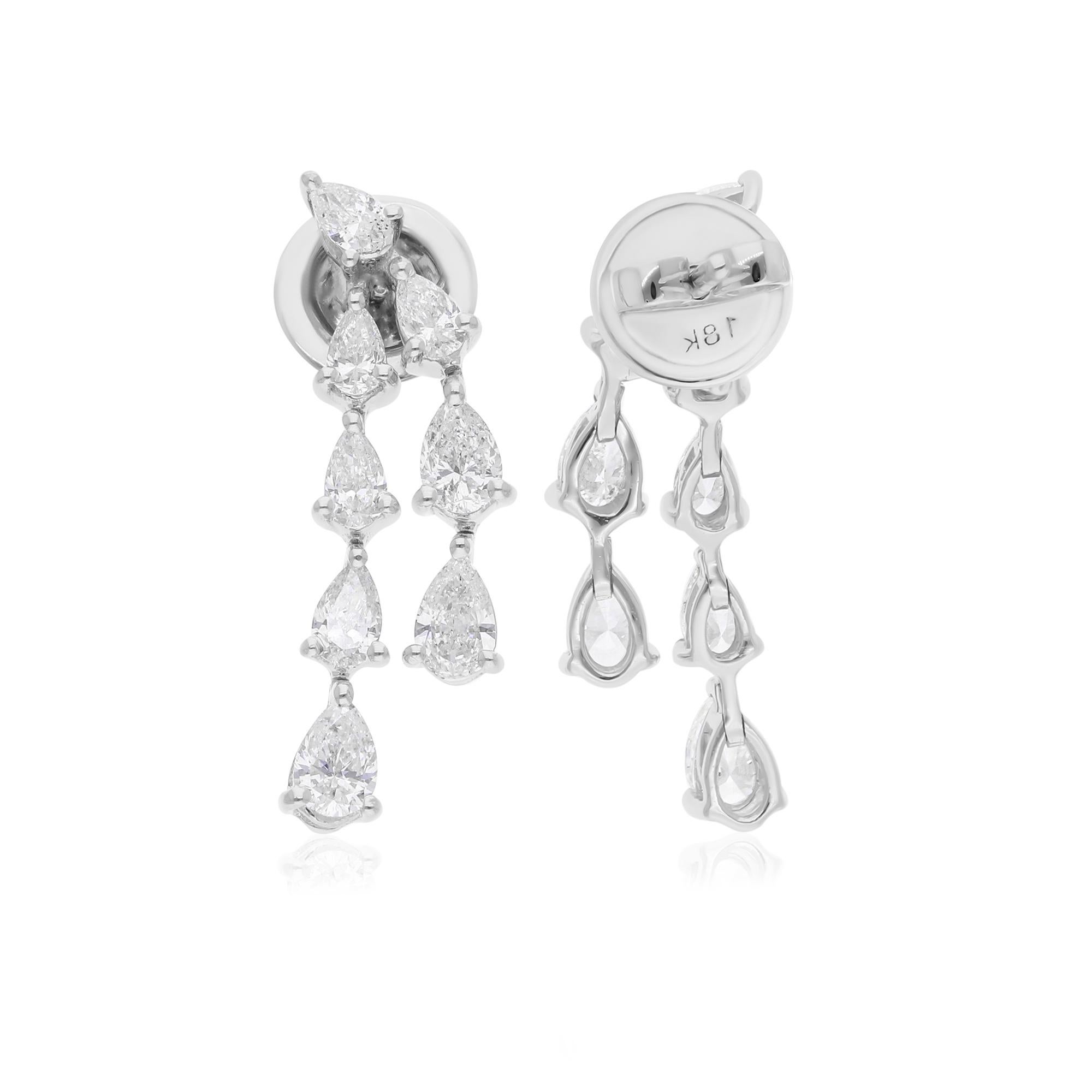 Cast from 14-karat gold, these exquisite earrings are handset with 1.48 carats of sparkling diamonds.

FOLLOW SPECTRUM JEWELS storefront to view the latest collection & exclusive pieces. Spectrum Jewels is proudly rated as a Top Seller on 1stdibs