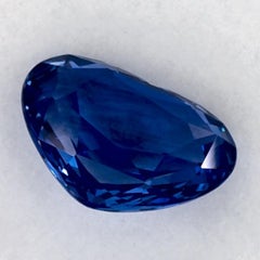 1.48 Karat Blauer Saphir Herz Loser Edelstein