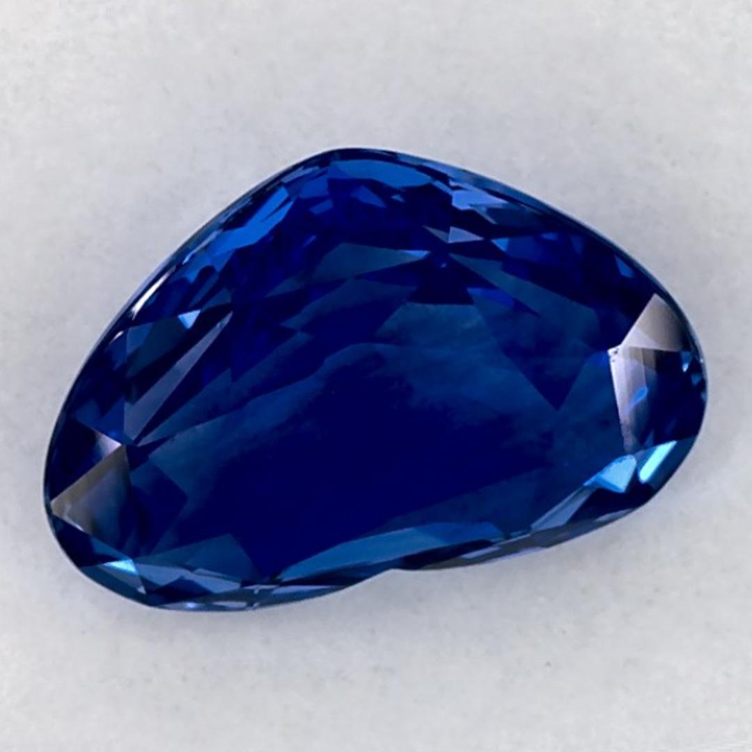 1.48 qt Zafiro Azul Corazón Gema Suelta en Nuevo estado para la venta en Fort Lee, NJ