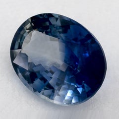 1.48 Ct Blue Sapphire Oval Loose Gemstone