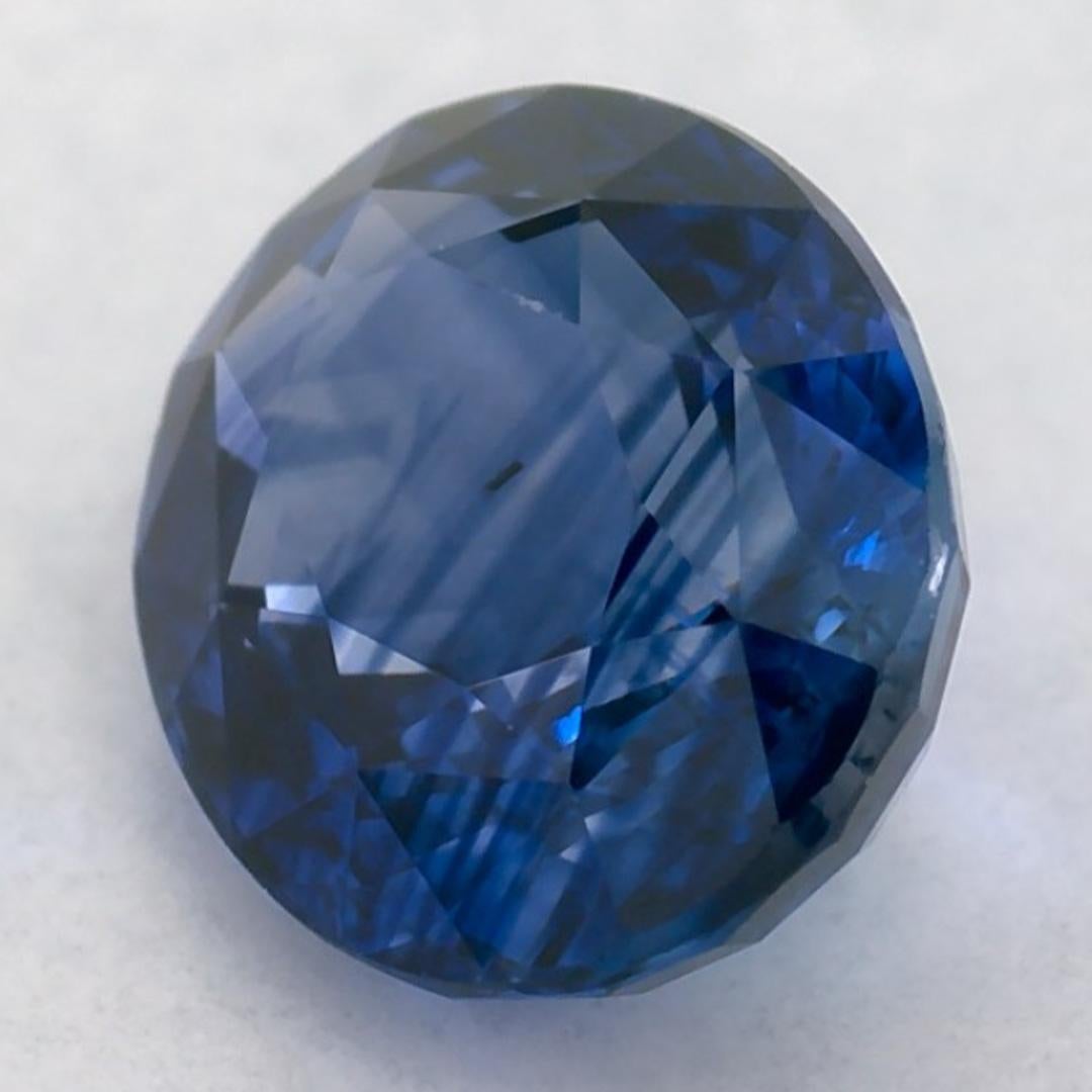 Donna 1.48 carati di zaffiro blu ovale sfuso in vendita