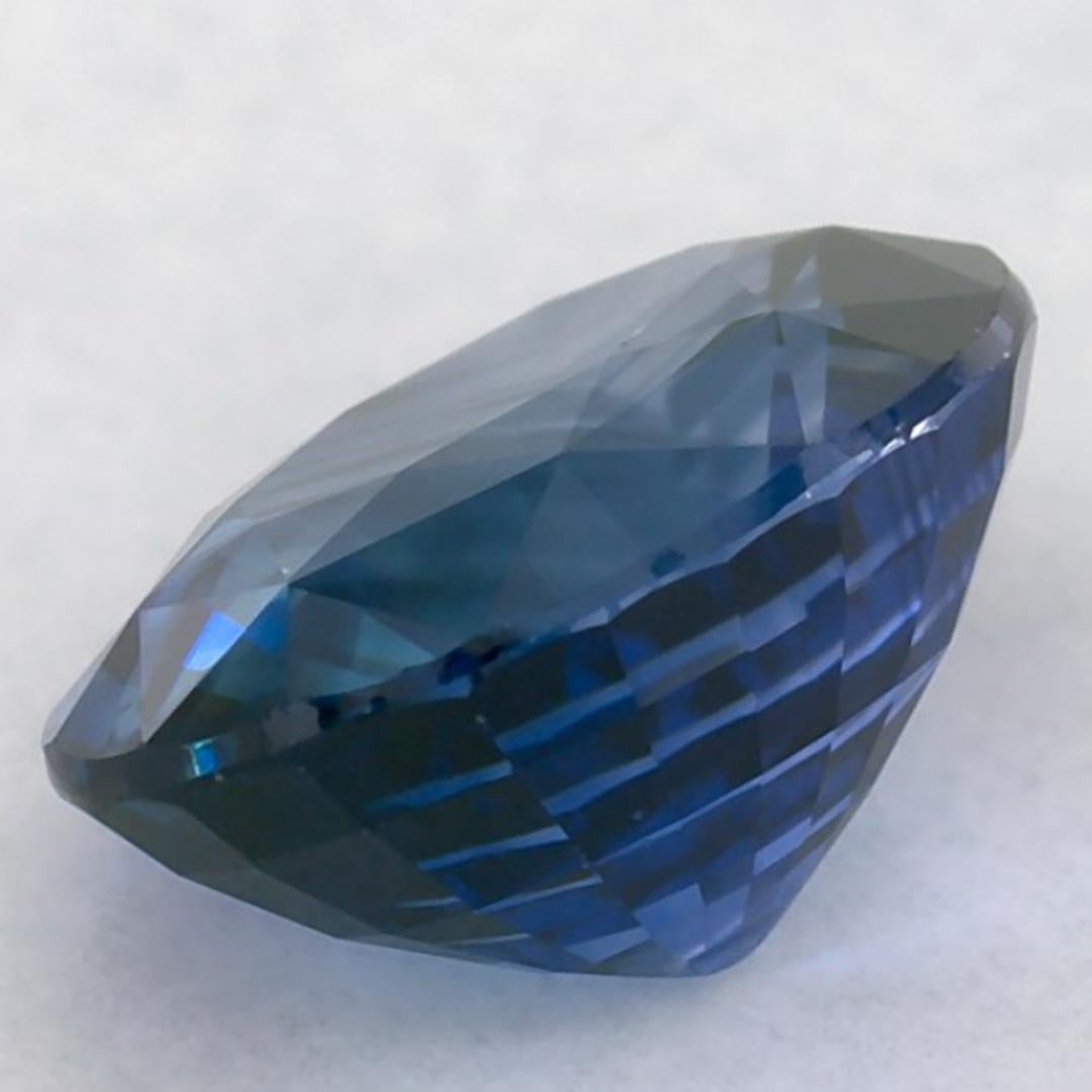 1.48 carati di zaffiro blu ovale sfuso in vendita 3