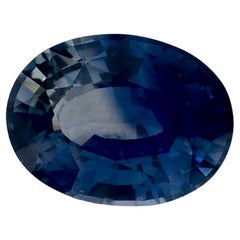 1.48 Ct Blue Sapphire Oval Loose Gemstone