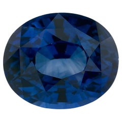 1.48 Ct Blue Sapphire Oval Loose Gemstone