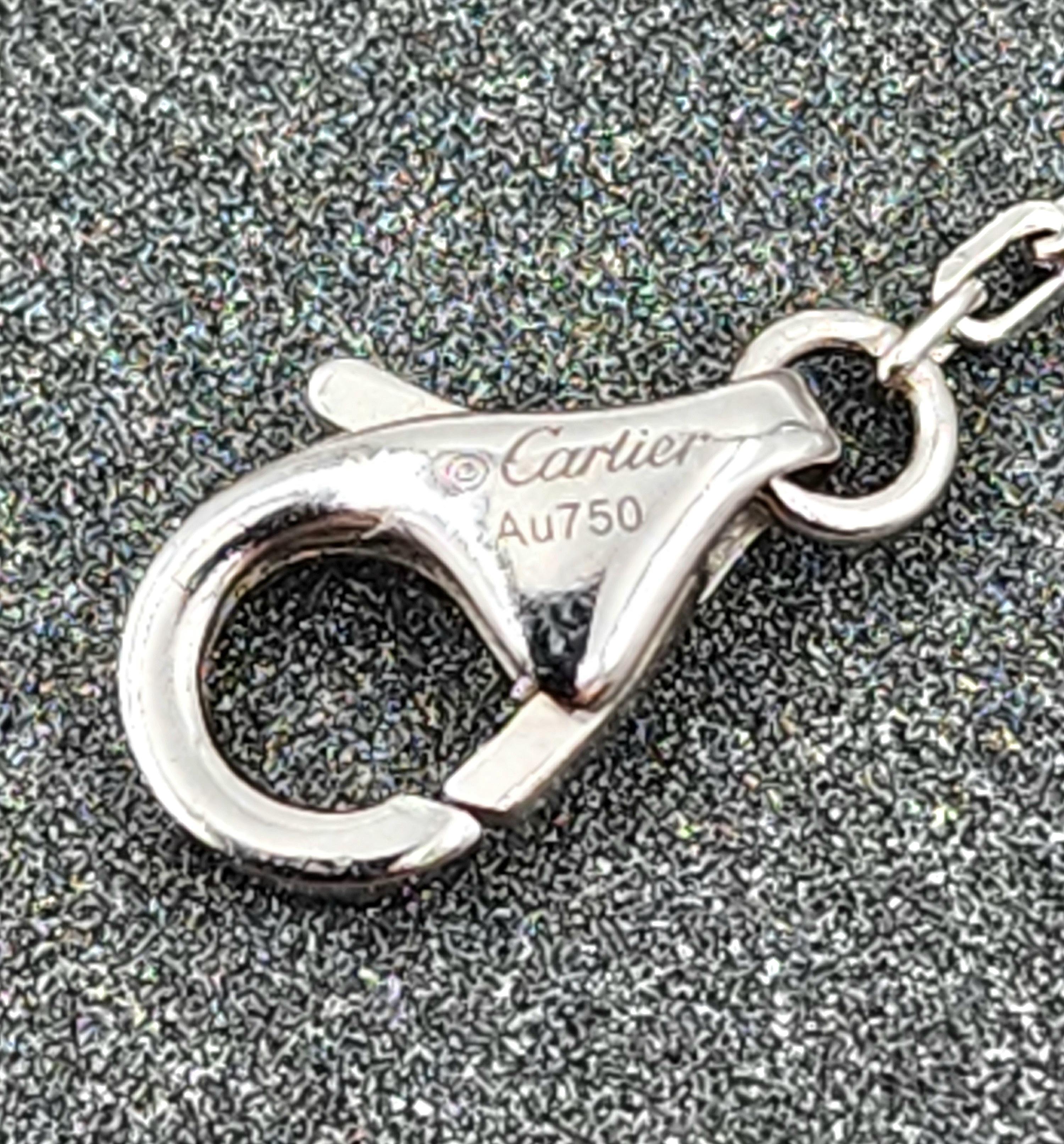 1.48 ct Cartier Agrafe necklace 1