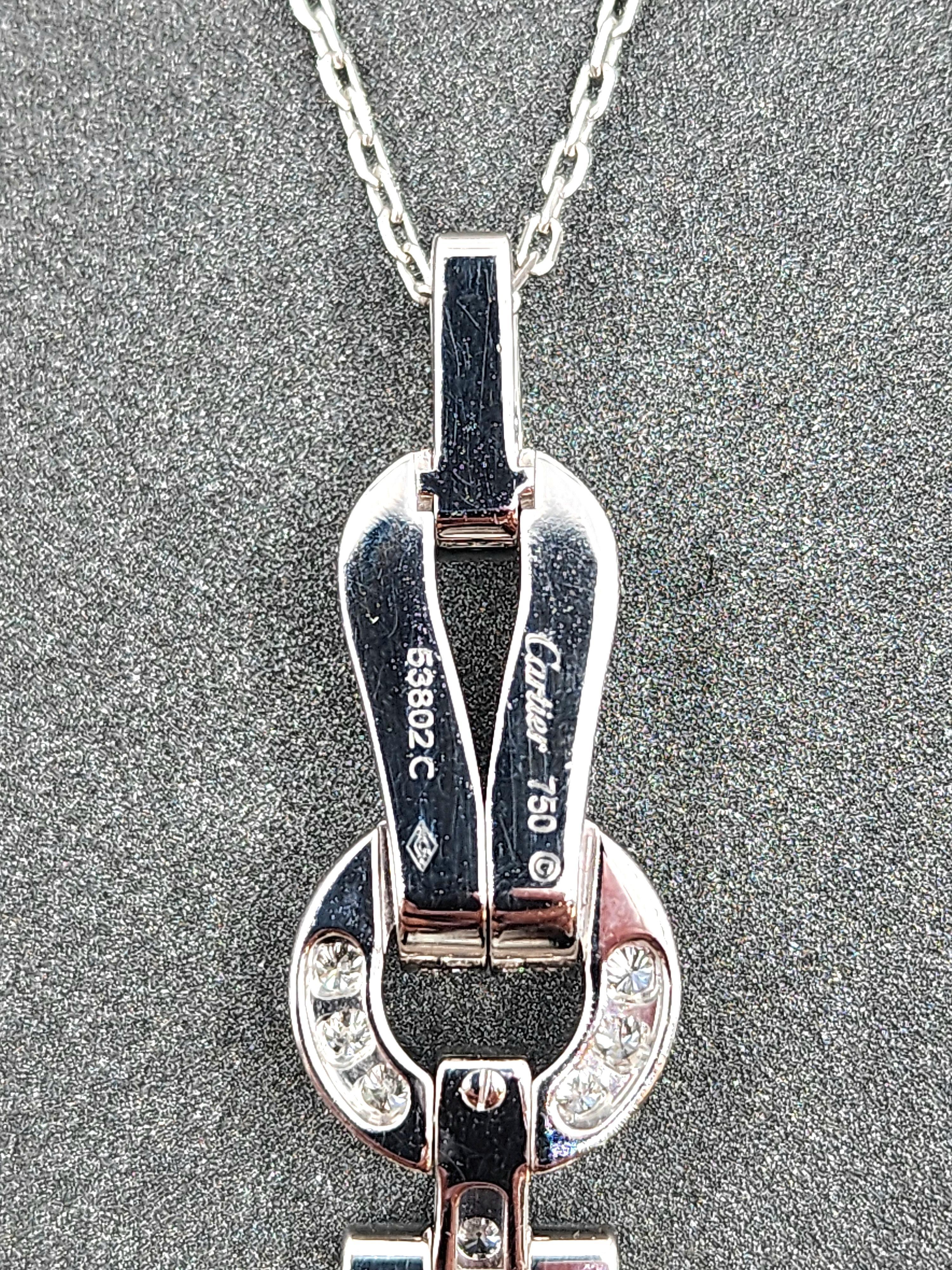 1.48 ct Cartier Agrafe necklace 2