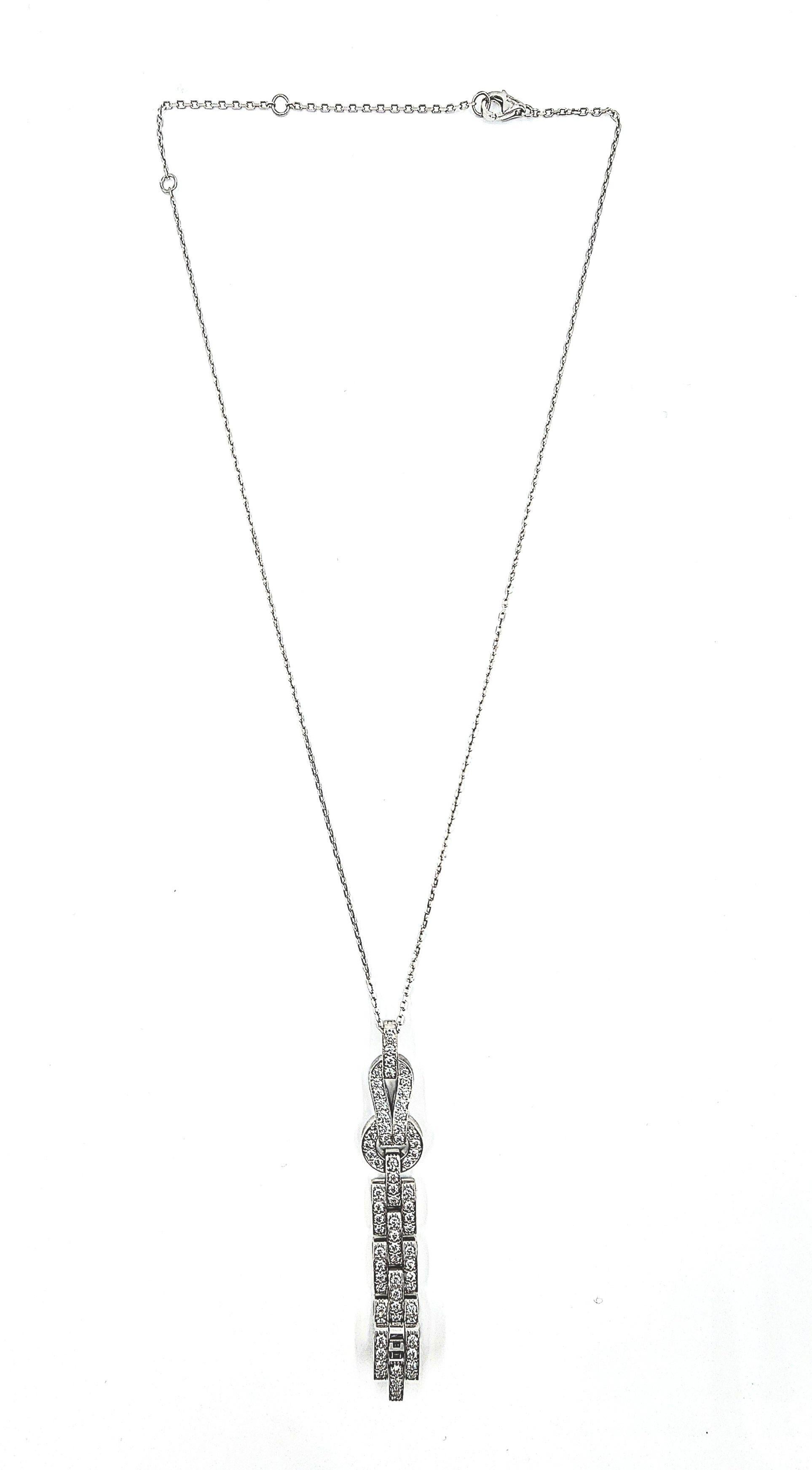 1.48 ct Cartier Agrafe necklace 3