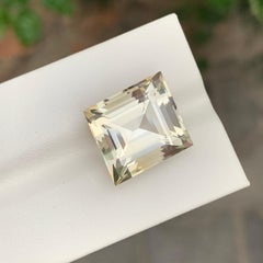 14,80 Karat natürlicher loser Citrin Hellgelber Farbton