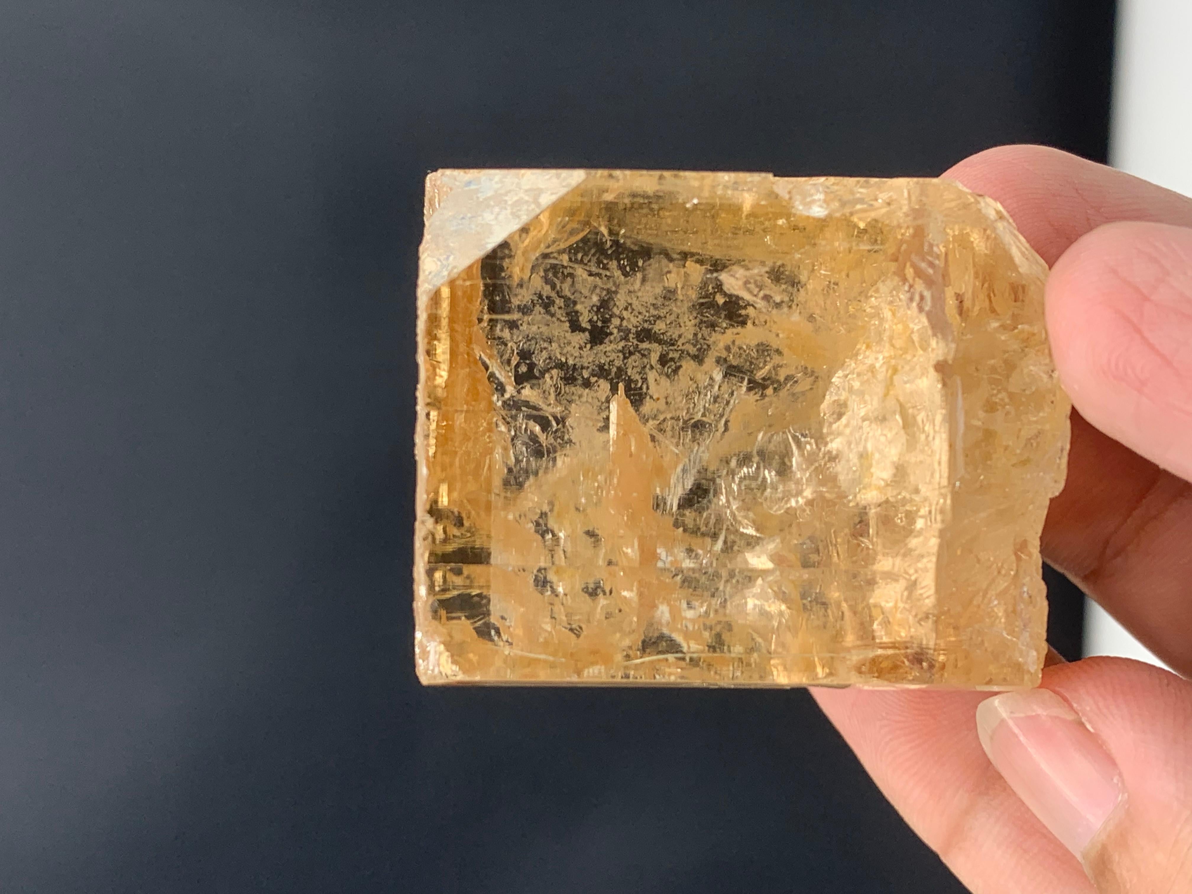 148.06 Gram Lustrous Topaz Crystal From Skardu, Pakistan  For Sale 2