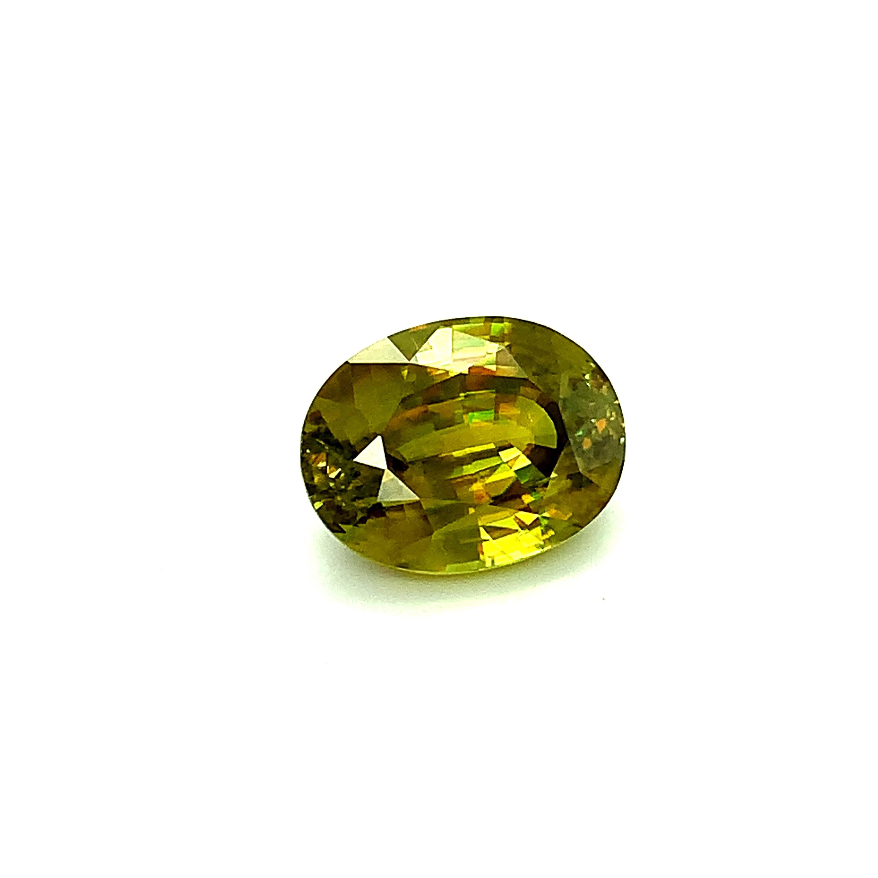 For anyone searching for an unusual gem, this is it! Sphene is a unique, extraordinary mineral, with beautiful and unparalleled 