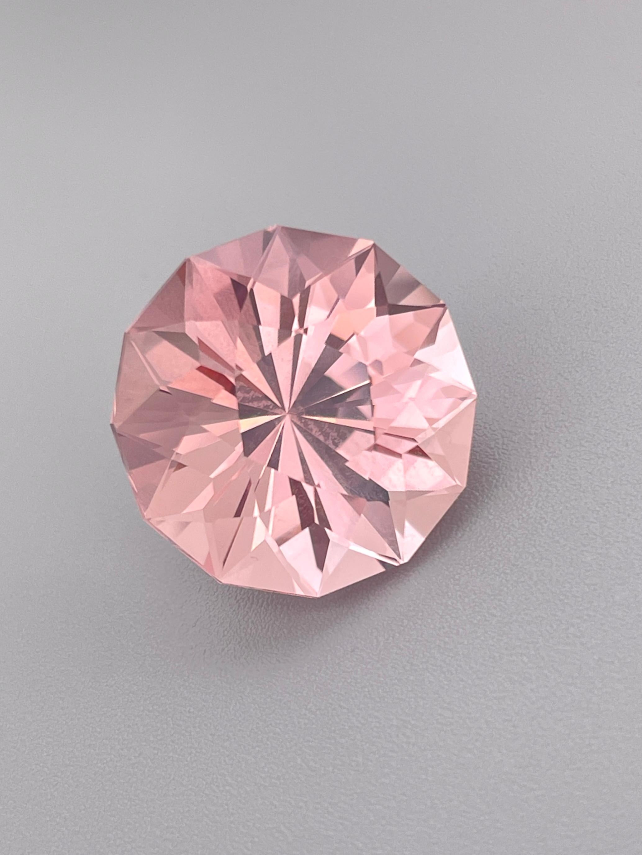 da uomo o donna 14,82 Ct Morganite rosa naturale Brasile Gemma Taglio di precisione Chiarezza pulita in vendita