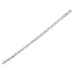 14.84 Carat Oval Diamond Tennis Bracelet