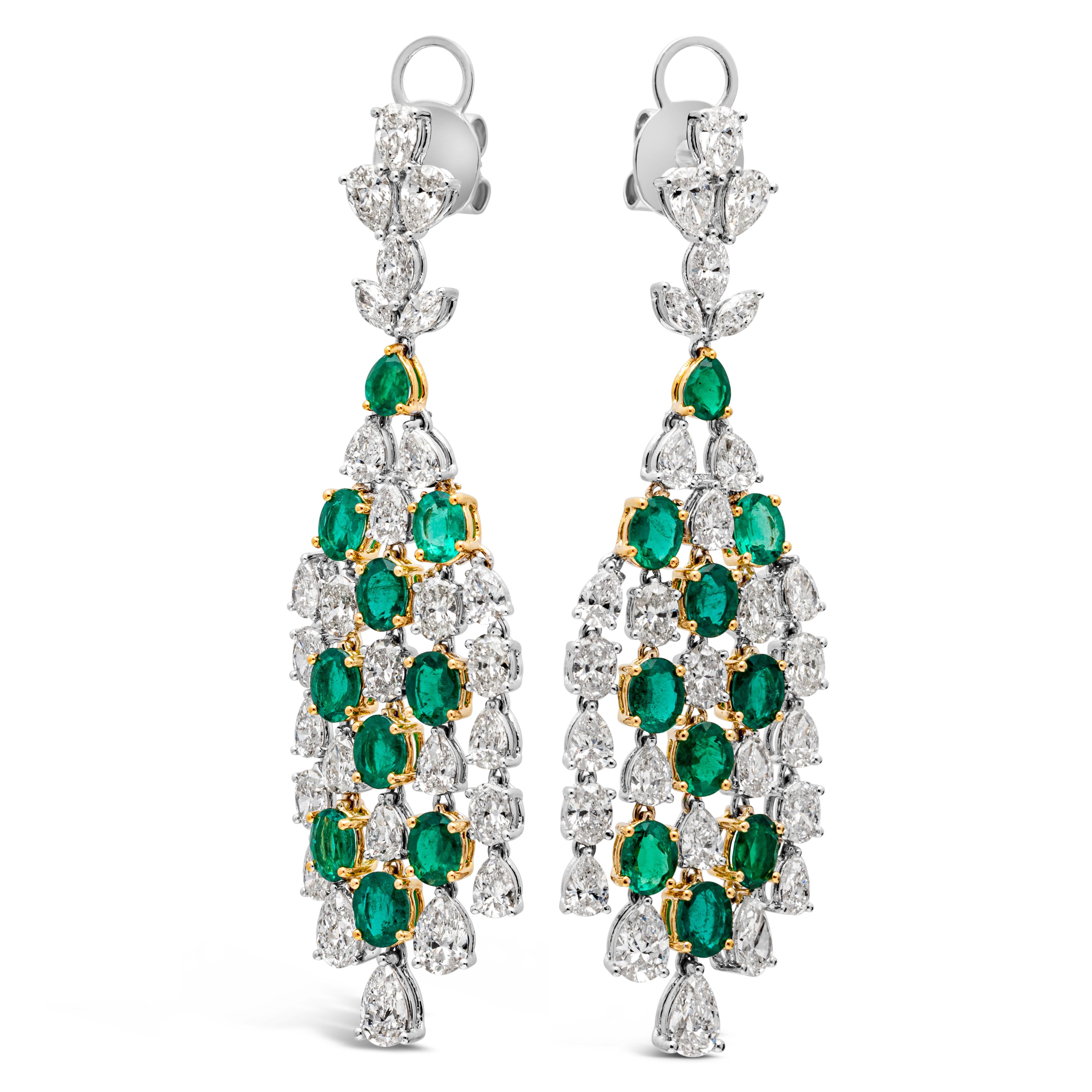 diamond chandelier emerald cut
