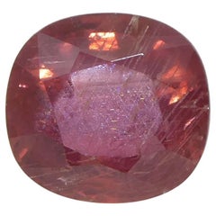 Zafiro Padparadscha rosa anaranjado de 1,48 ct de Tanzania, sin calentar