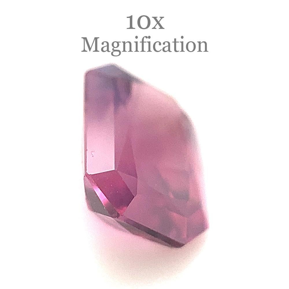 1.48ct Octagonal/Emerald Cut Purple-Pink Spinel from Sri Lanka Unheated For Sale 5