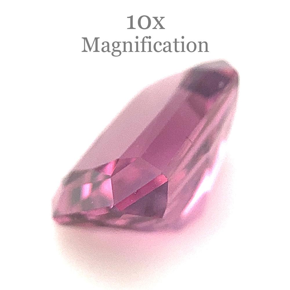 1.48ct Octagonal/Emerald Cut Purple-Pink Spinel from Sri Lanka Unheated For Sale 9