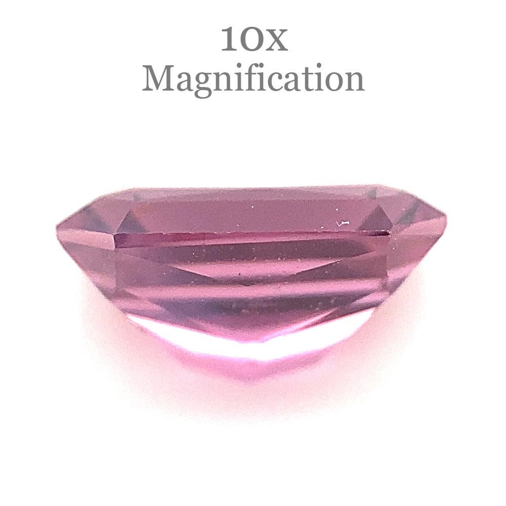1.48ct Octagonal/Emerald Cut Purple-Pink Spinel from Sri Lanka Unheated In New Condition For Sale In Toronto, Ontario