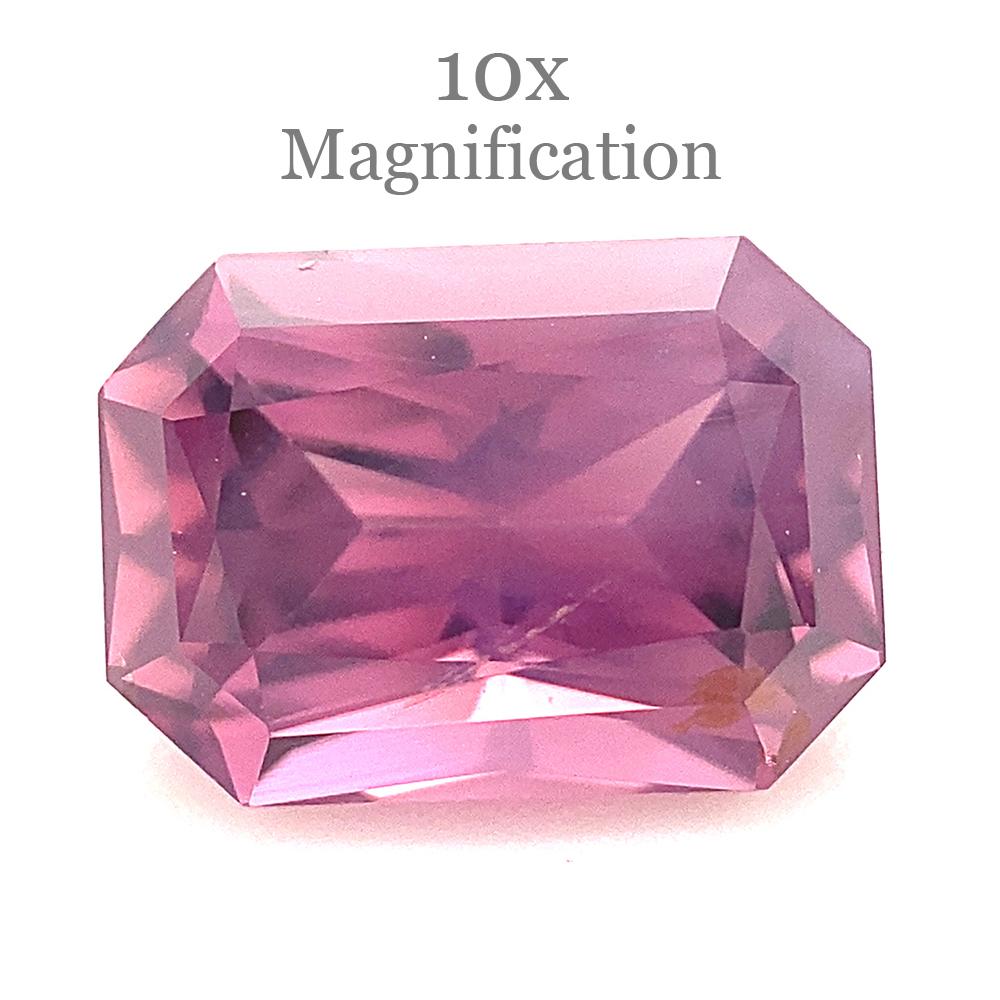 1.48ct Octagonal/Emerald Cut Purple-Pink Spinel from Sri Lanka Unheated For Sale 1