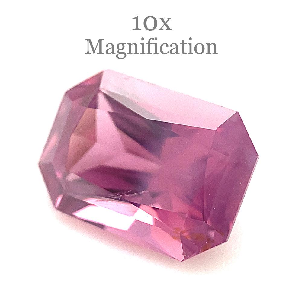 1.48ct Octagonal/Emerald Cut Purple-Pink Spinel from Sri Lanka Unheated For Sale 2