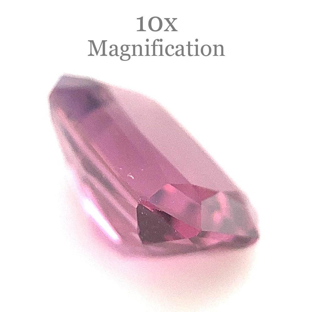 1.48ct Octagonal/Emerald Cut Purple-Pink Spinel from Sri Lanka Unheated For Sale 4