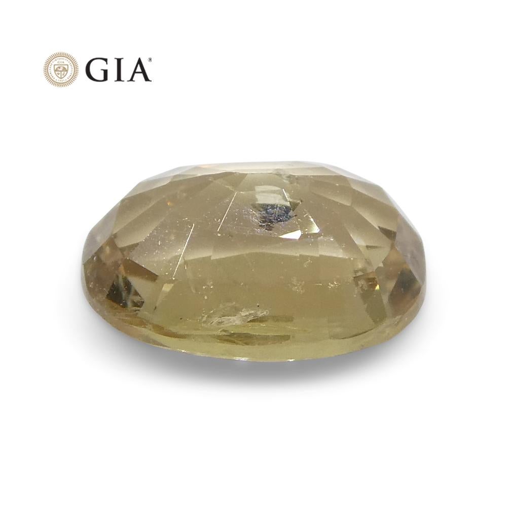 1.48ct Oval Pinkish Orange Padparadscha Sapphire GIA Certified Madagascar Unheat For Sale 6