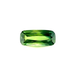 1.48ct Unique Green Sapphire Fancy Cushion Scissor Cut Loose Gem 9.8x4.5mm VVS