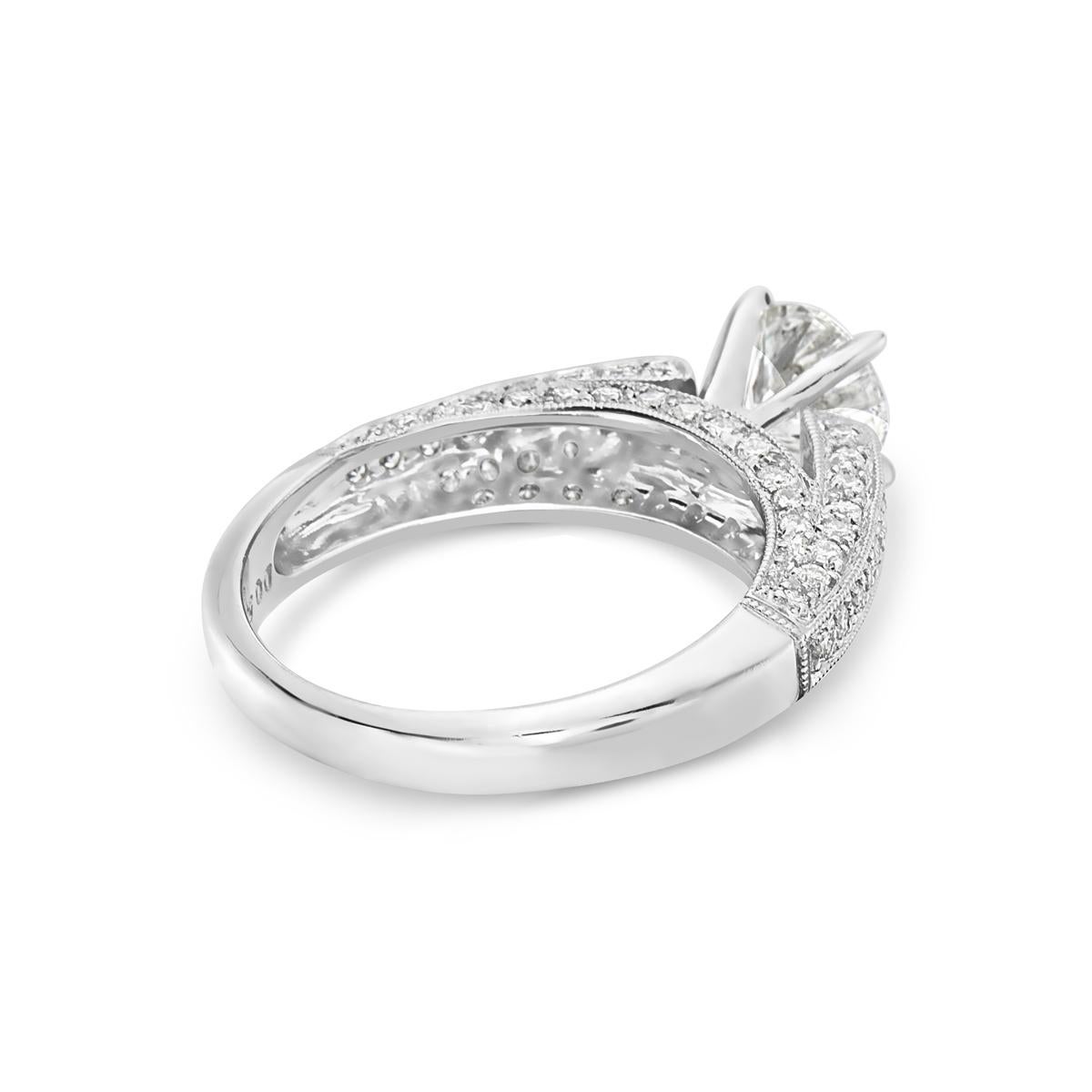 cathedral setting engagement ring