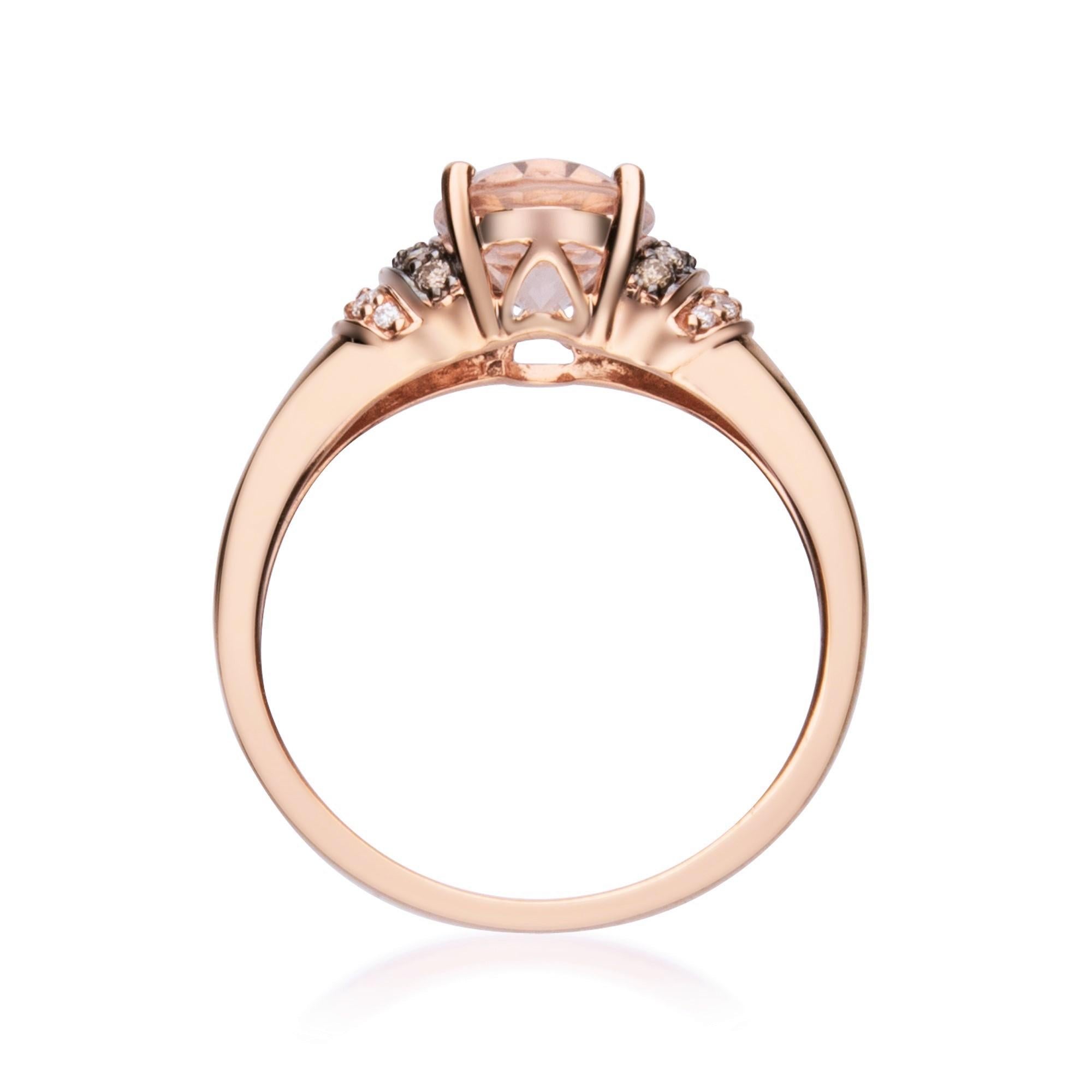engagement rings with rose gold accents