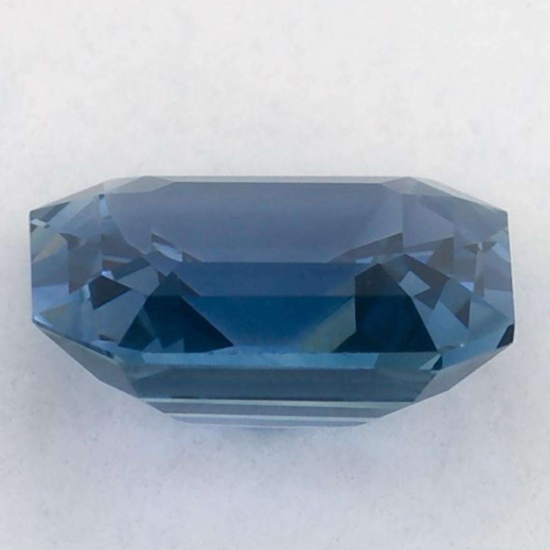 Pierre précieuse taille octogonale saphir bleu 1.49 carat Neuf - En vente à Fort Lee, NJ