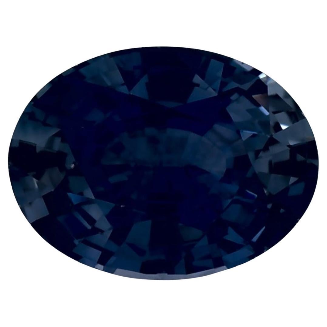 1.49 Ct Blue Sapphire Oval Loose Gemstone