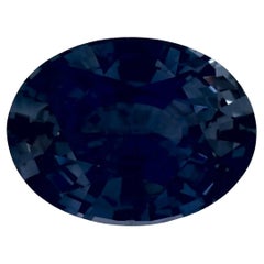 1.49 Ct Blue Sapphire Oval Loose Gemstone
