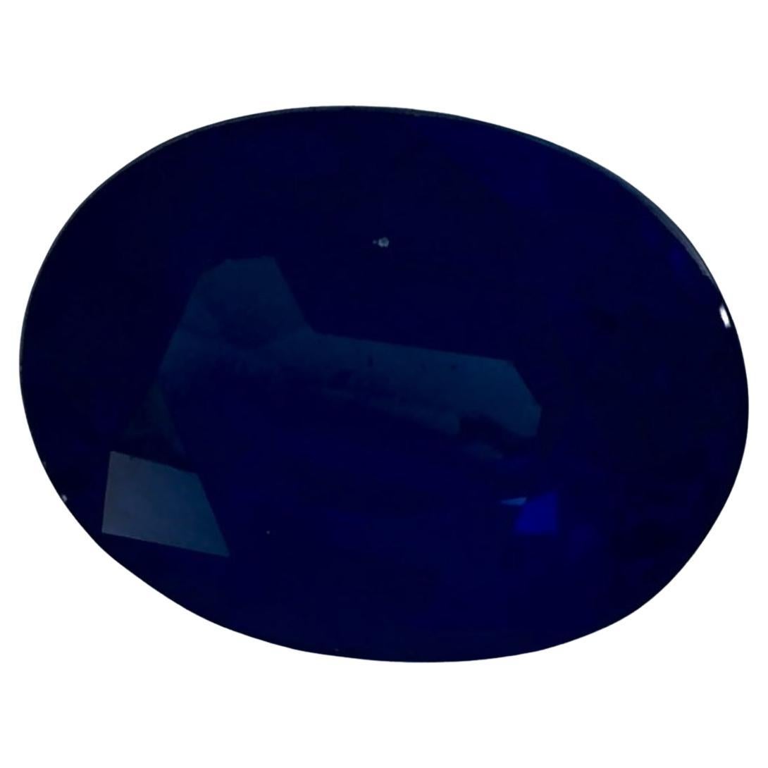 1.49 Ct Blue Sapphire Oval Loose Gemstone For Sale