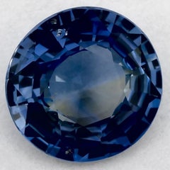 1.49 Ct Blue Sapphire Round Loose Gemstone