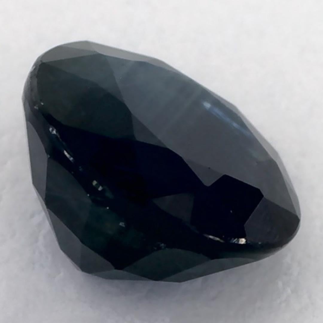 1.49 Ct Blue Sapphire Round Loose Gemstone For Sale 1