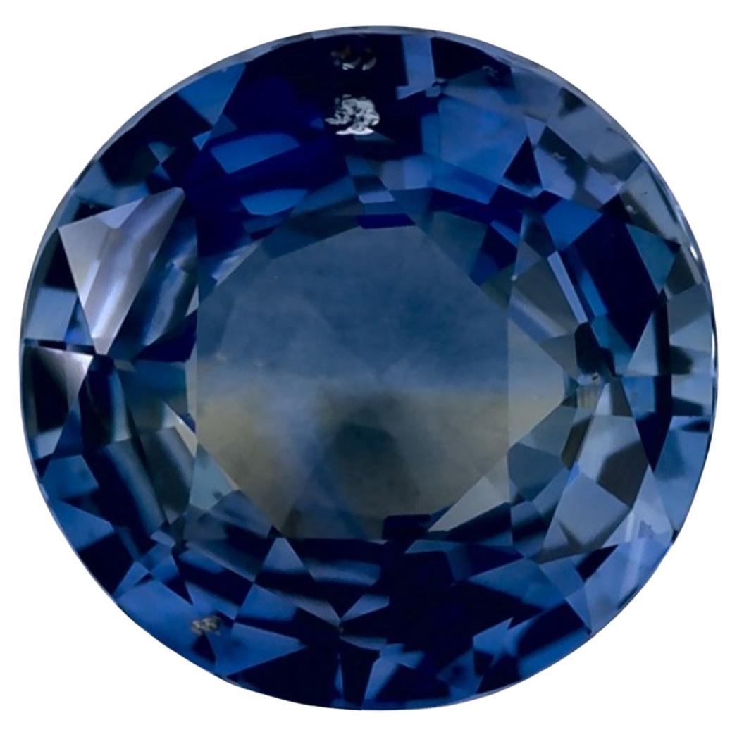 1.49 carati di zaffiro blu rotondo sfuso
