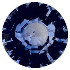 1.49 Ct Blue Sapphire Round Loose Gemstone