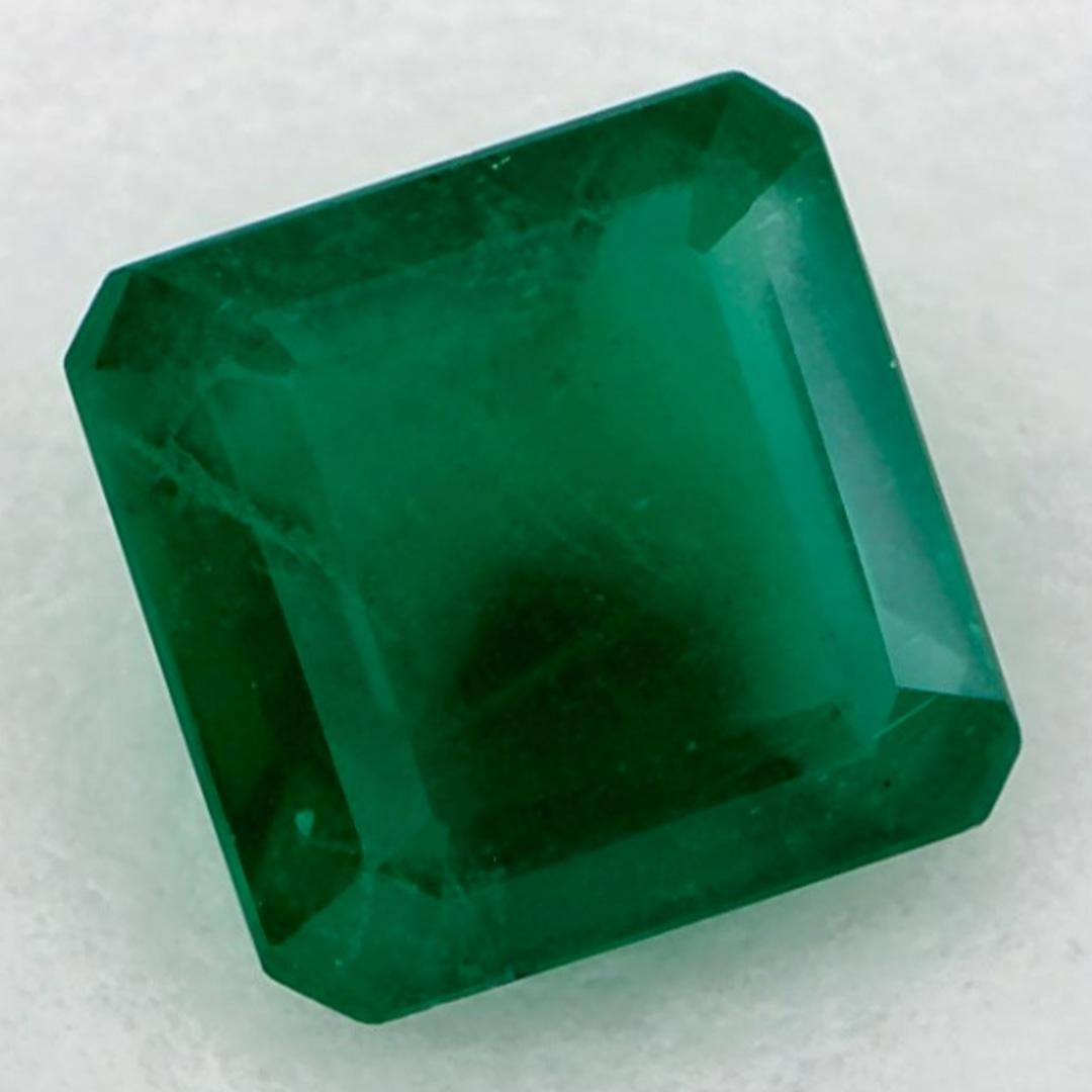Taille octogone 1.49 Ct Emerald Octagon Loose Gemstone (pierre précieuse en vrac) en vente